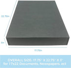 Lineco Museum Archival Storage Box, 17.75x22.75x3 in. Drop Front Design. - Image 2