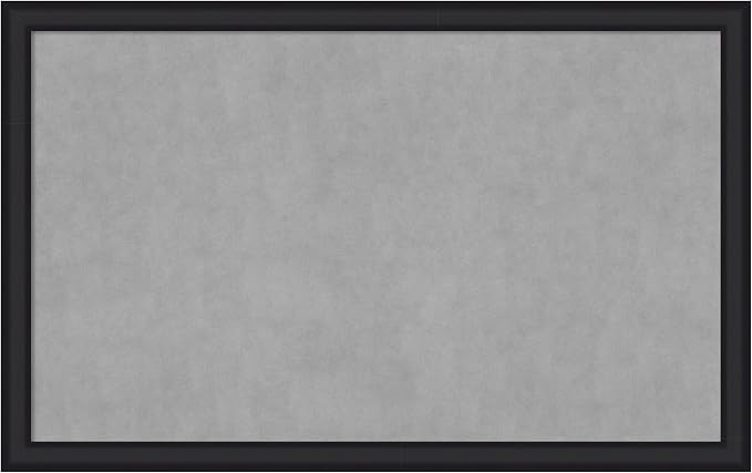 Amanti Art Black Framed Magnetic Board 27x43 Large Vision Board by AmantiArt