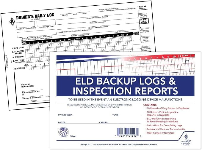 ELD Backup Driver Log Book 5-pk. - Image 3