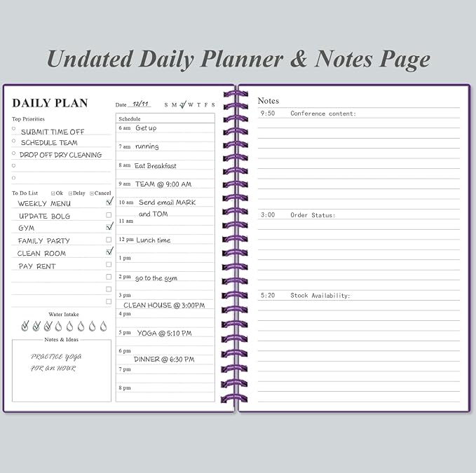 Daily Planner Undated - Image 3