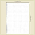 BESARME 80 Sheets A4 Dot Grid Spiral Notebook - Image 2