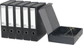 URbantin 6 Pack Foldable Plastic Box Files A4 by URbantin