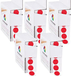 ChromaLabel 1/2 Inch Round Colored Sticker Dots, Removable Sticky Color Coding by ChromaLabel