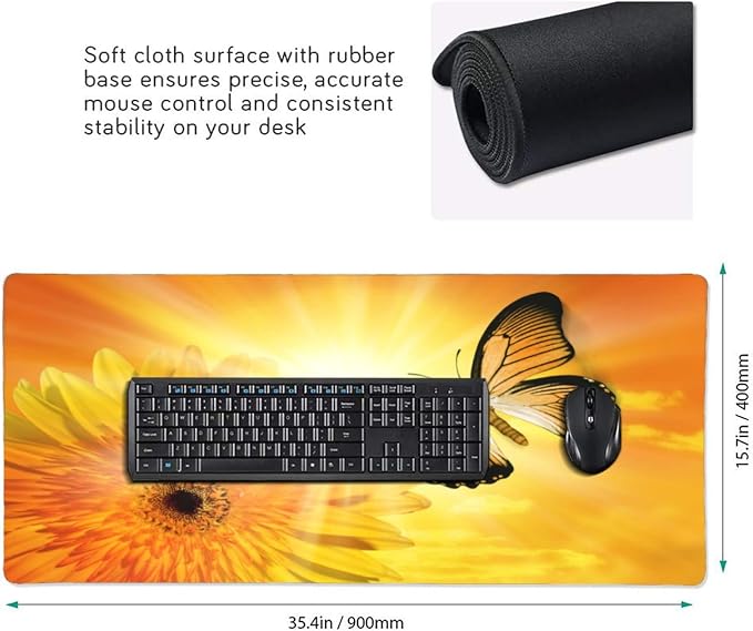 CANFLASHION Gaming Mouse Pad, Large Mouse Pads - Image 2