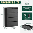 4 Drawer Lateral File Cabinet - Image 2