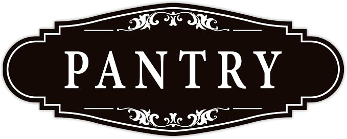 Pantry Door Sign Sticker for Kitchen, Self-adhesive Farmhouse Pantry Decor for by LUHIMO