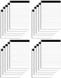 Nichela Notepads Bulk for Daily Planning and Organization of Work – 4 x by Nichela