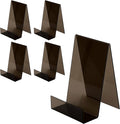 ZOEY Acrylic Book Stand with Ledge Clear Black Display Easels Plate by ZOEY