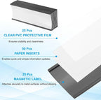 PATIKIL Magnetic Label Holder 5.5" x 2" - Image 3