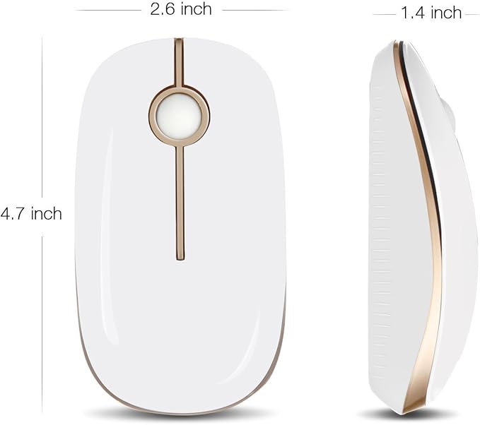 VssoPlor Wireless Mouse, 2.4G Slim Portable Computer Laptop Mouse - Image 8
