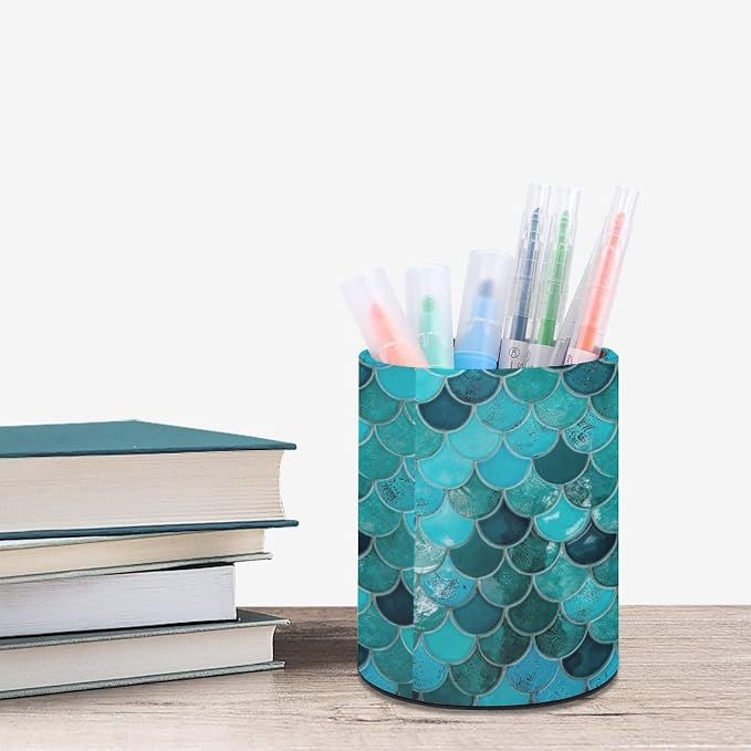 DIYYAO Personalize Sunflower Pattern Circular Pen Holder - Image 6