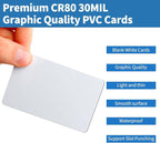 55 Pack - Premium Blank PVC Cards - Image 3