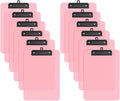 Zoenley A4 Plastic Clipboard Set of 12, A4 Clear 8.5 x 11 Clip Board by Unknown