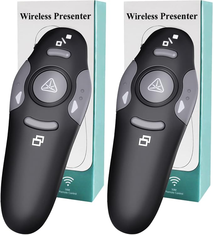 Wireless Presentation Clicker for PowerPoint, Wireless Presenter Remote by CLIKBUTM%C2%AE