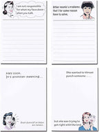 DUGUTUL 4 Funny Novelty Memo Pads, 4 x 5.5 in, 200 sheets, Coworker Gifts by WelcometovisitDUGUTULwithasmiletobuyyourfavoriteproducts