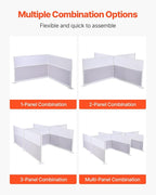 VEVOR Office Divider Privacy Partitions, PET Workstation Cubicle Partition - Image 4