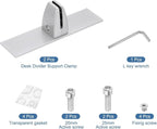 PATIKIL 1.8x1.3x2.5" Desk Divider Support Clamp - Image 3