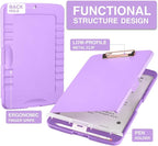 Sooez Clipboard with Storage, High Capacity Nursing Clipboard with Pen Holder - Image 2