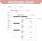 Comkiso Address Book with Individual Alphabetical Tabs Laminated, Large Print - Image 4