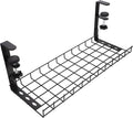 SEWCHICS Under Desk Cable Management Tray Cable Organizer Rack No Drill Black by Unknown