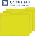 File Folder, PANDRI 120 Pack File Folder, 1/3 Cut Tab, Letter Size, Filing - Image 3