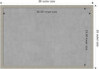 Amanti Art Grey Framed Magnetic Board 26x38 Large Vision Board - Image 4