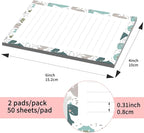 SXboxing Sticky Notes 4X6 Inches, 2 Pack Large Cute Self-Stick Pads, Bright - Image 4
