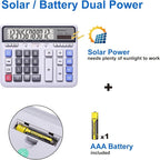 Comix Desktop Calculator Solar Battery Dual Power - Image 4