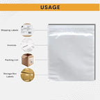 200 Pack 6"x9" Shipping Label Sleeves – Clear Self-Adhesive Packing Slip Pouches - Image 7