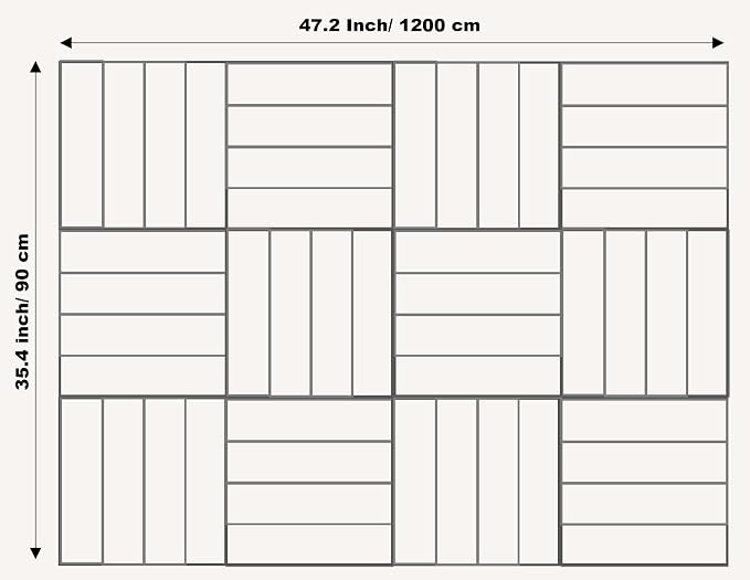 DECORITA Felt Bulletin Board Tiles | Modern Cork Board Alternative | Large Cork - Image 4