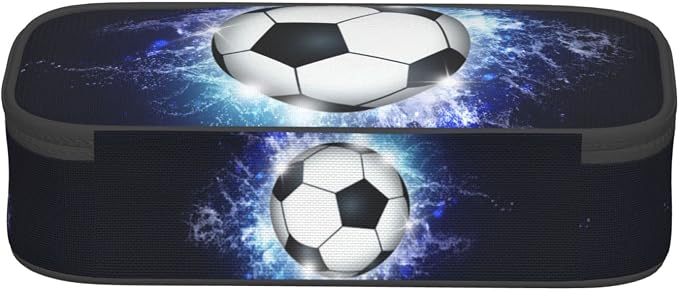 SNAPMADE Soccer Ball Pencil Box Sports Pencil Case - Image 7