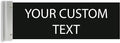 ALPHA DOG SIGNS Custom Projecting Hallway Nameplate, Personalized 2-Line Text by AlphaDog