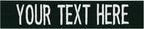 Custom Uniform Name Tapes Solid Colors. Made in The U.S.A. Ships Under 24 by NORTHERNSAFARI