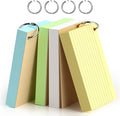 4 x 6 Inch Colored Index Cards, Ruled and Blank Note Cards by Unknown