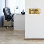 SmartSign Custom Brass Sign - Image 2