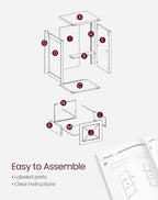 VASAGLE File Cabinet, Filing Cabinet - Image 4