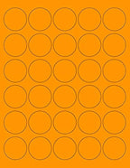 8-1/2 x 11" Neon Color High Light Fluorescent Labels by NextDayLabels