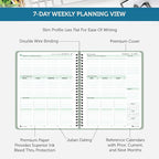Planner Pad Spiral Bound 3-Tier Funnel Down 12 Month Organizer, October 2025 – - Image 3