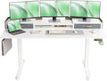 Claiks Standing Desk with Drawers, Adjustable Stand Up Electric Standing Desk by CLAIKS
