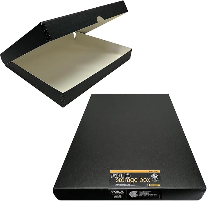 Lineco Folio Storage Box, Clamshell Design by Lineco