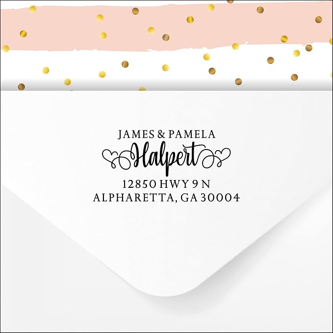 PrettySweetParty Self Inking Return Address Stamp - Image 3