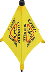 20 inch Wet Floor Sign 6 Pcs, Pop up Foldable Wet Safety Signs - Image 4