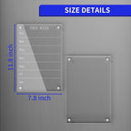 AITEE Acrylic Magnetic Weekly Meal Planner - Image 7