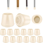 1-1/8" Round Rubber Chair Leg Tips Caps, Chair Leg Floor Protectors, Non-Slip by VOCOMO