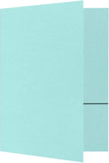 9 x 12 Presentation Folders in 100 lb. Seafoam by LUXPaper