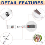 Custom Retractable ID Badge Holder Clip, Personalized Badge Reel - Image 2