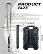 LIUGX Badge Holder with Heavy Duty Breakaway Lanyard, Carbon Fiber-Texture - Image 6