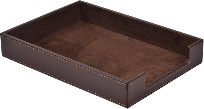 RHCSZ PU Leather Letter Tray by RHCSZ