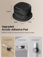 9 Pack Cord Organizer, Spring Cable Management, Adhesive Cute Cable Holder Clips - Image 3