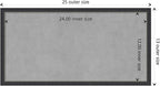 Amanti Art Black Framed Magnetic Board 13x25 Small Vision Board - Image 4
